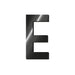 Legami - Metal Adhesive Letter, My Initial, Letter E, L MAX 2,5 cm, H 2,5 cm, Customize Your Accessories, Disposable