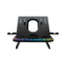 Surefire Portus X1 Gaming Laptop Stand, Notebook Stand Height Adjustable with RGB Lighting, Holder for 10, 17.3 Inch Laptops, Tablet Riser with Ventilation for Desk X1 foldable laptop stand