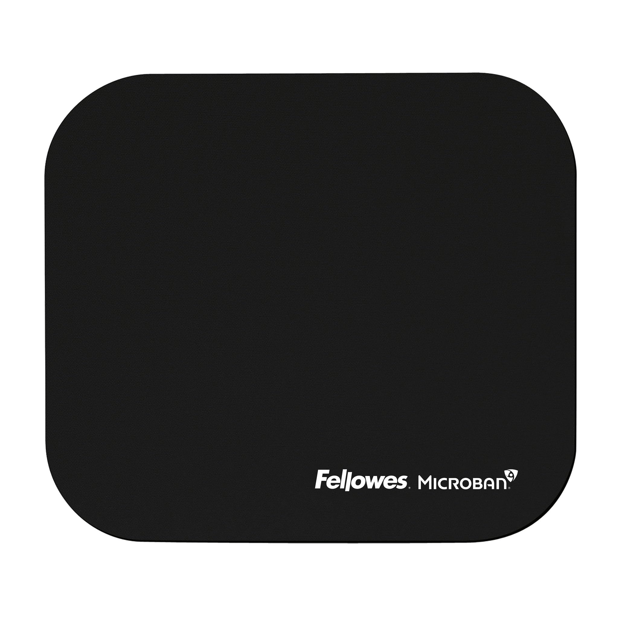 Fellowes Mouse Mat with Non-Slip Rubber Base - Mouse Pad with Antibacterial Protection - Suitable for Both Optical and Laser Mice - 199 x 232 x 2mm