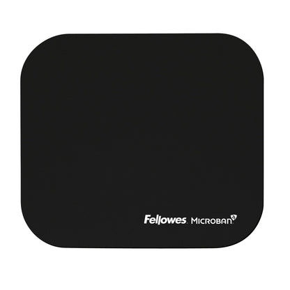 Fellowes Mouse Mat with Non-Slip Rubber Base - Mouse Pad with Antibacterial Protection - Suitable for Both Optical and Laser Mice - 199 x 232 x 2mm
