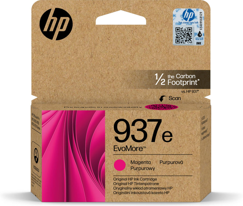 HP EvoMore 937e Original Ink Cartridge, Magenta