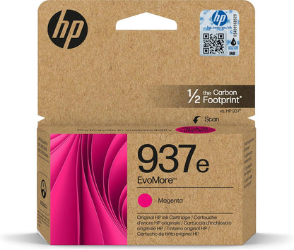 HP EvoMore 937e Original Ink Cartridge, Magenta