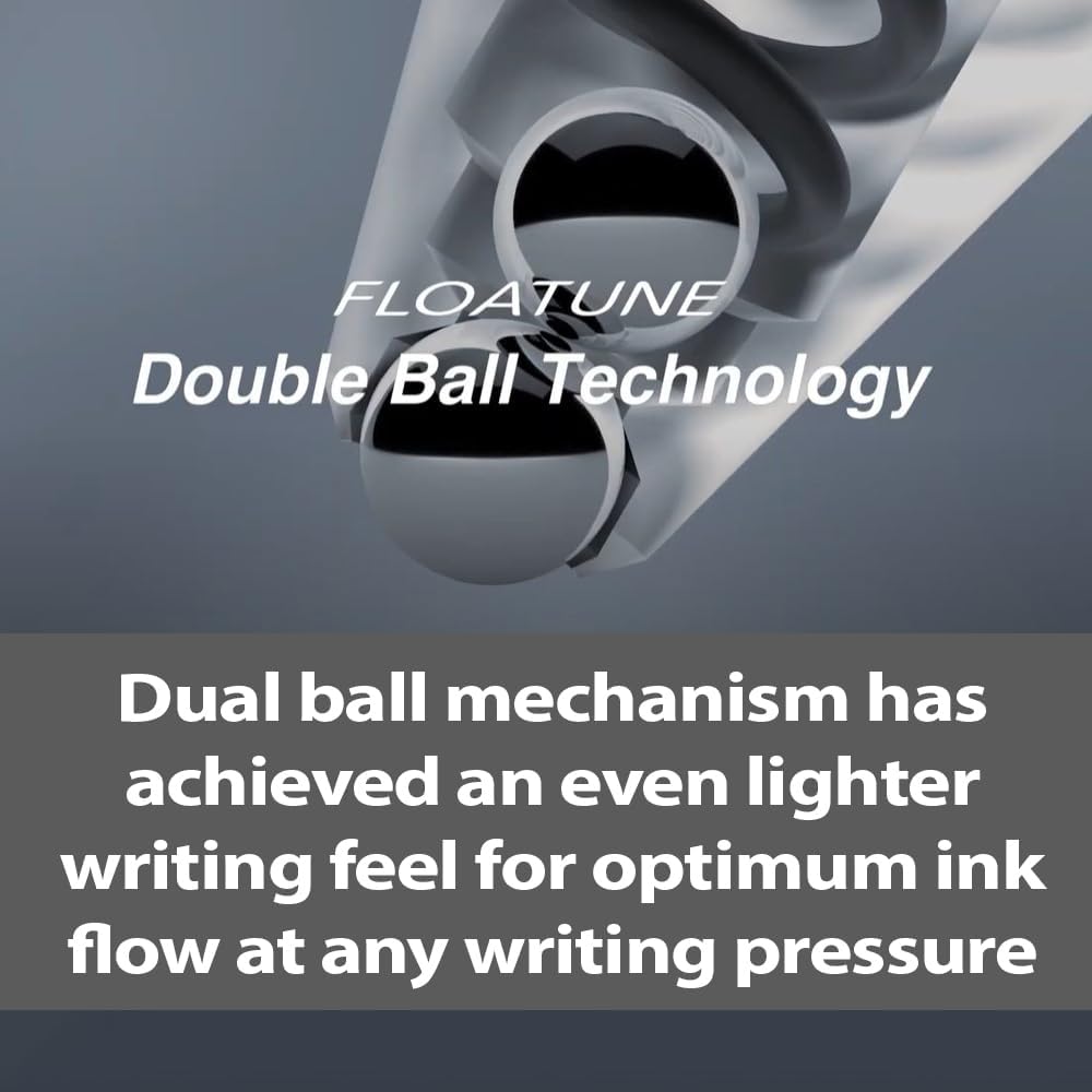 Pentel Floatune R/Ball 0.8 Blk Pk12