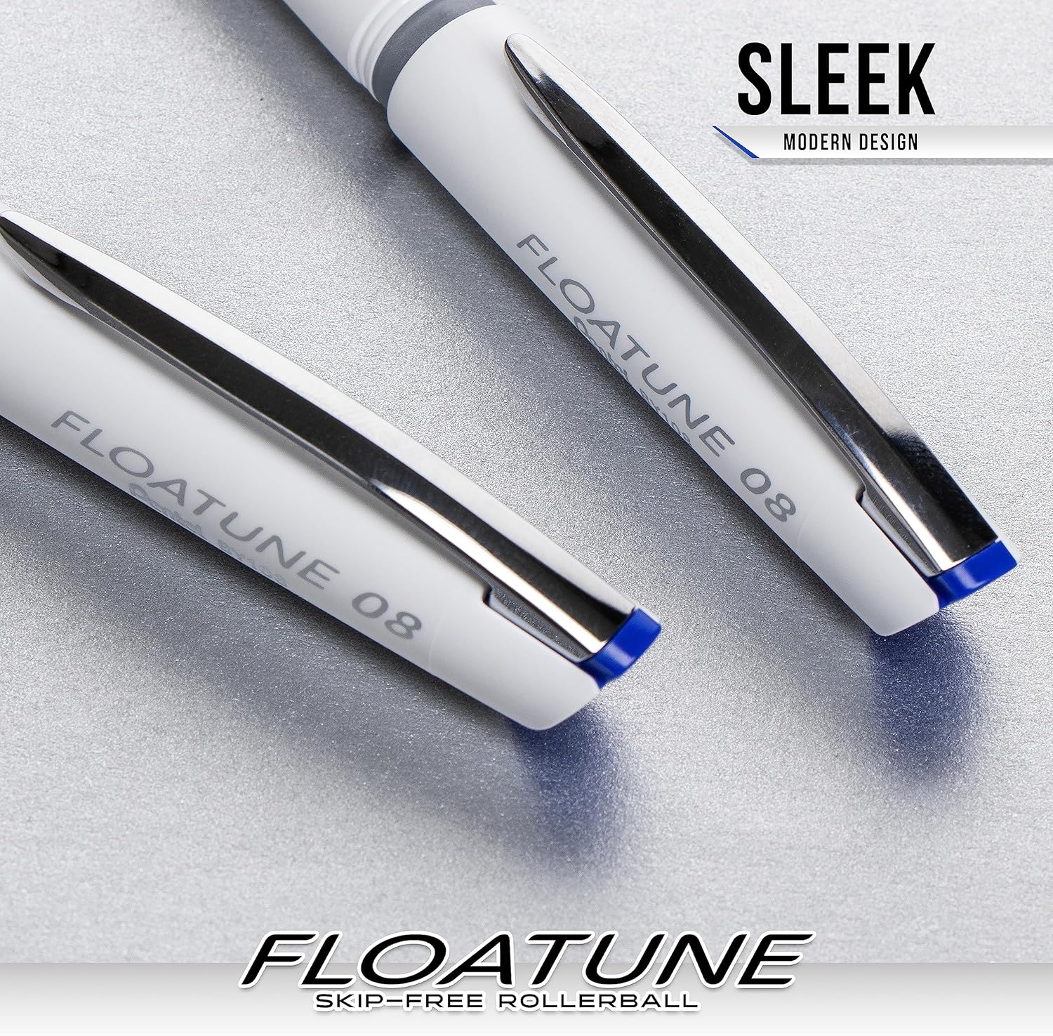 Pentel Floatune R/Ball 0.8 Blu Pk12