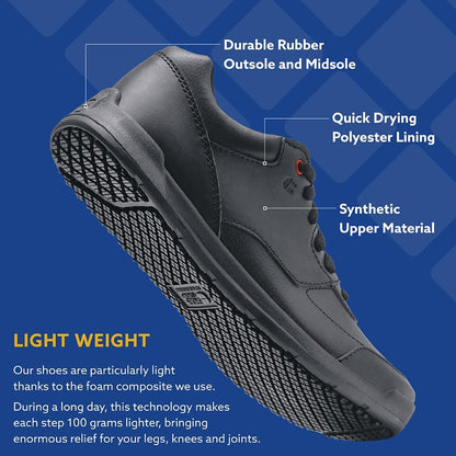 Shoes for Crews, Schuhe Damen mit Rutschfester Außensohle, Wasserabweisende und Federleichte Damenschuhe (Modell: Liberty ECO/Liberty)