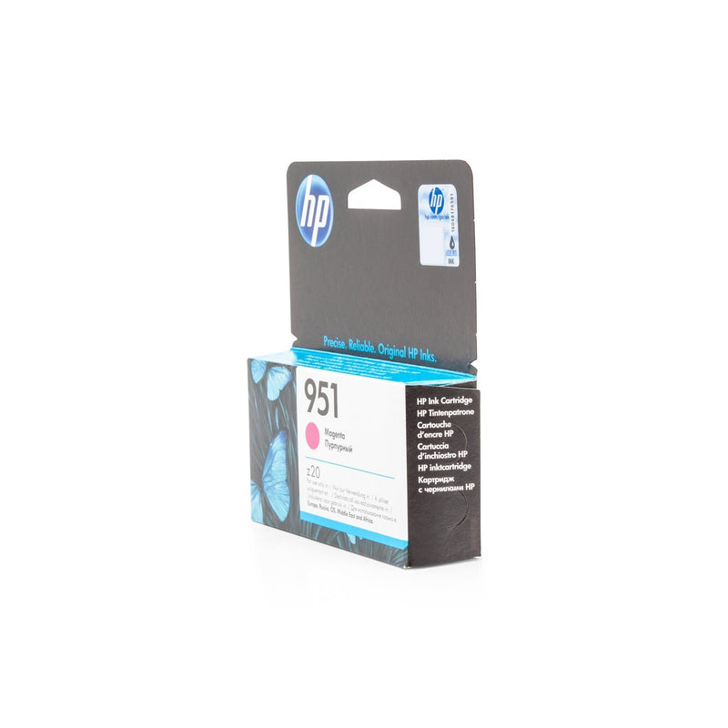 HP 951 Magenta Officejet Ink Cartridge - Cartucho de Tinta para impresoras (Magenta, 700 páginas, 11,4 cm, 12,6 cm, 2,5 cm