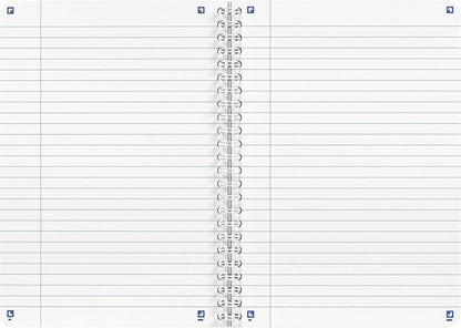 Oxford 5 x A5 Spiral Notebook Ruled Good for the Environment 90 Sheets