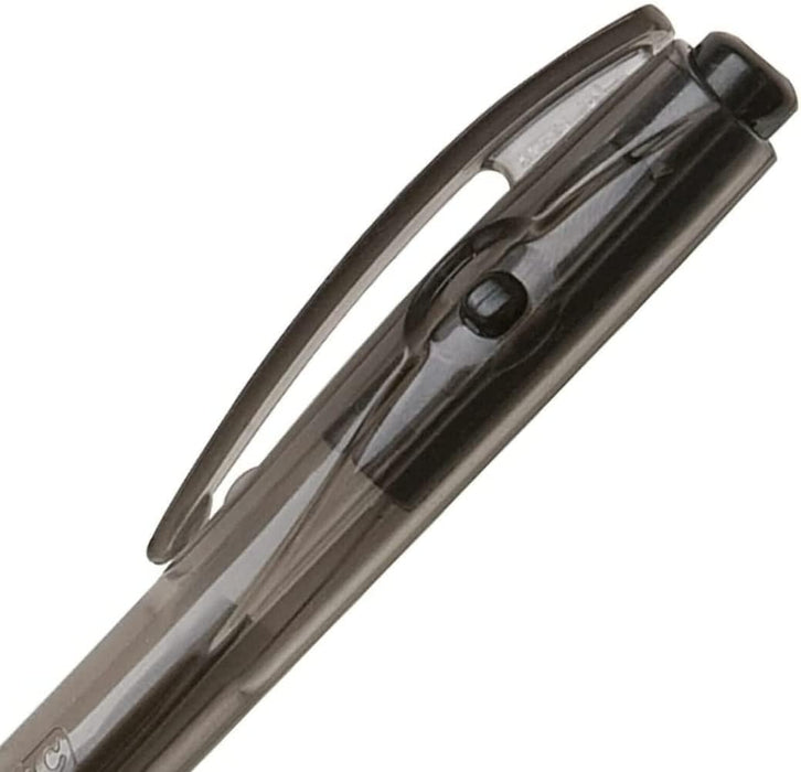 BIC BU3 Comfort Grip - Retractable Ball Pens - 10 Black