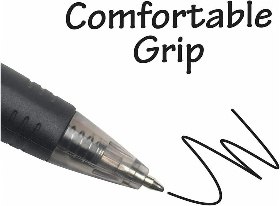 BIC BU3 Comfort Grip - Retractable Ball Pens - 10 Black