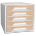 CEP Silva Smoove 5 Drawer Module White/Beech 1071111021