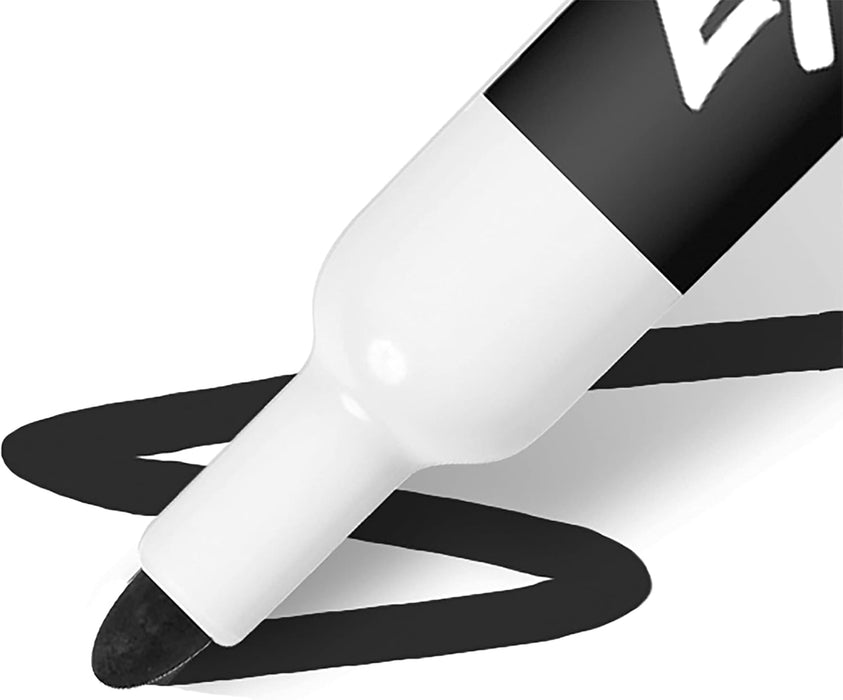 Berol Dry Wipe Whiteboard Marker Pens | Bullet Tip | Black Ink | 12 Count