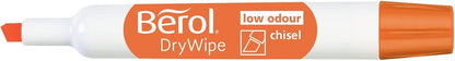 Berol Dry Wipe Whiteboard Marker Pens Chisel Tip Assorted Colours 48 Count Dry Erase Markers