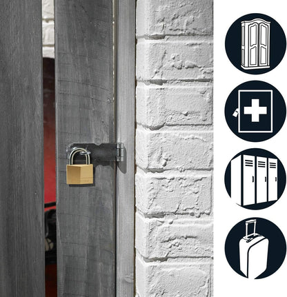 Master Lock 60Mm Brass Padlock 2Keys