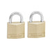 Master Lock 30Mm Brass Padlock Pk2