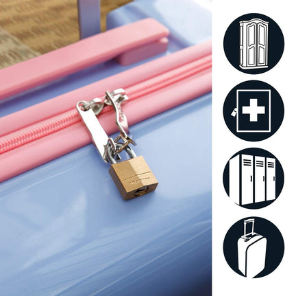 Master Lock 30Mm Brass Padlock Pk2