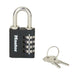 Master Lock Comb Padl +Override Key