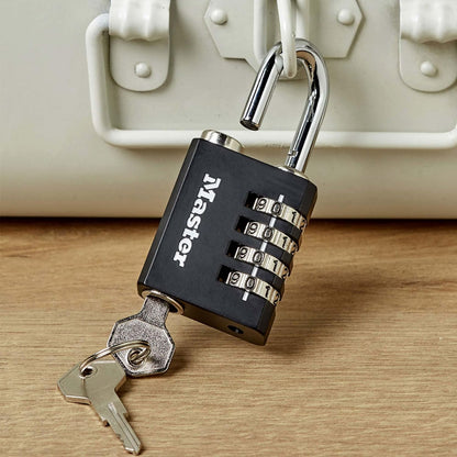 Master Lock Comb Padl +Override Key