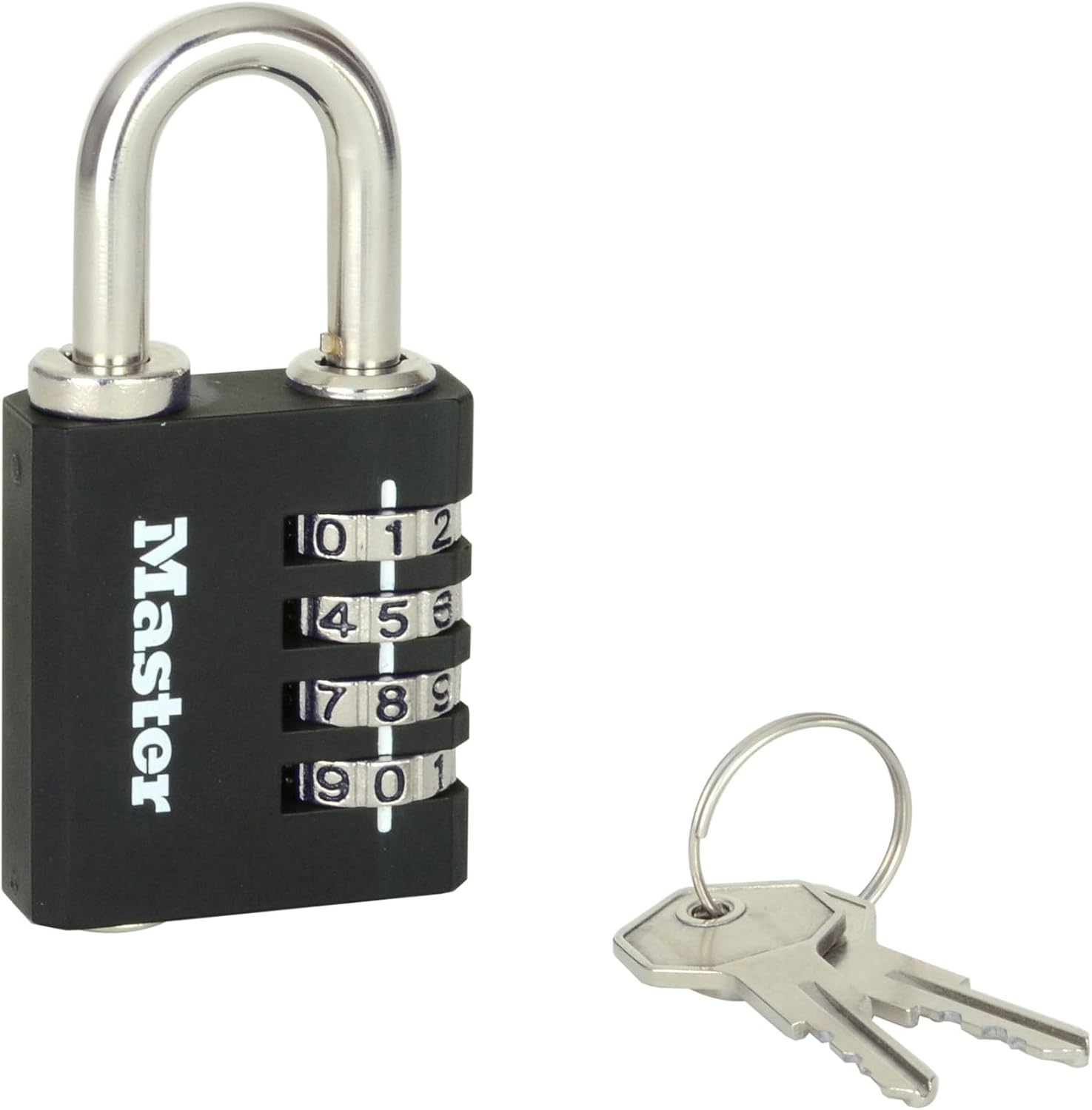 Master Lock Comb Padl +Override Key