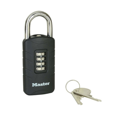 Master Lock Comb Padl + Override Key