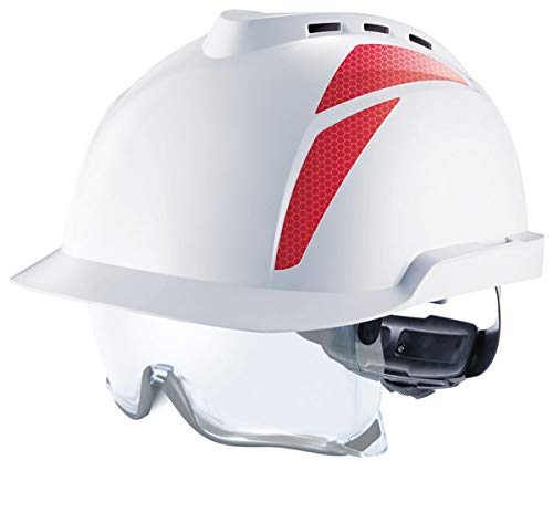 V-Gard 930 Vented Helmet White/Red