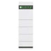 Leitz Self Adhesive Replacement Spine Labels for Standard 80 mm Lever Arch Files, Wide and Short, 61 x 192 mm, Paper, 16420085 - Grey/light grey, Pack of 10