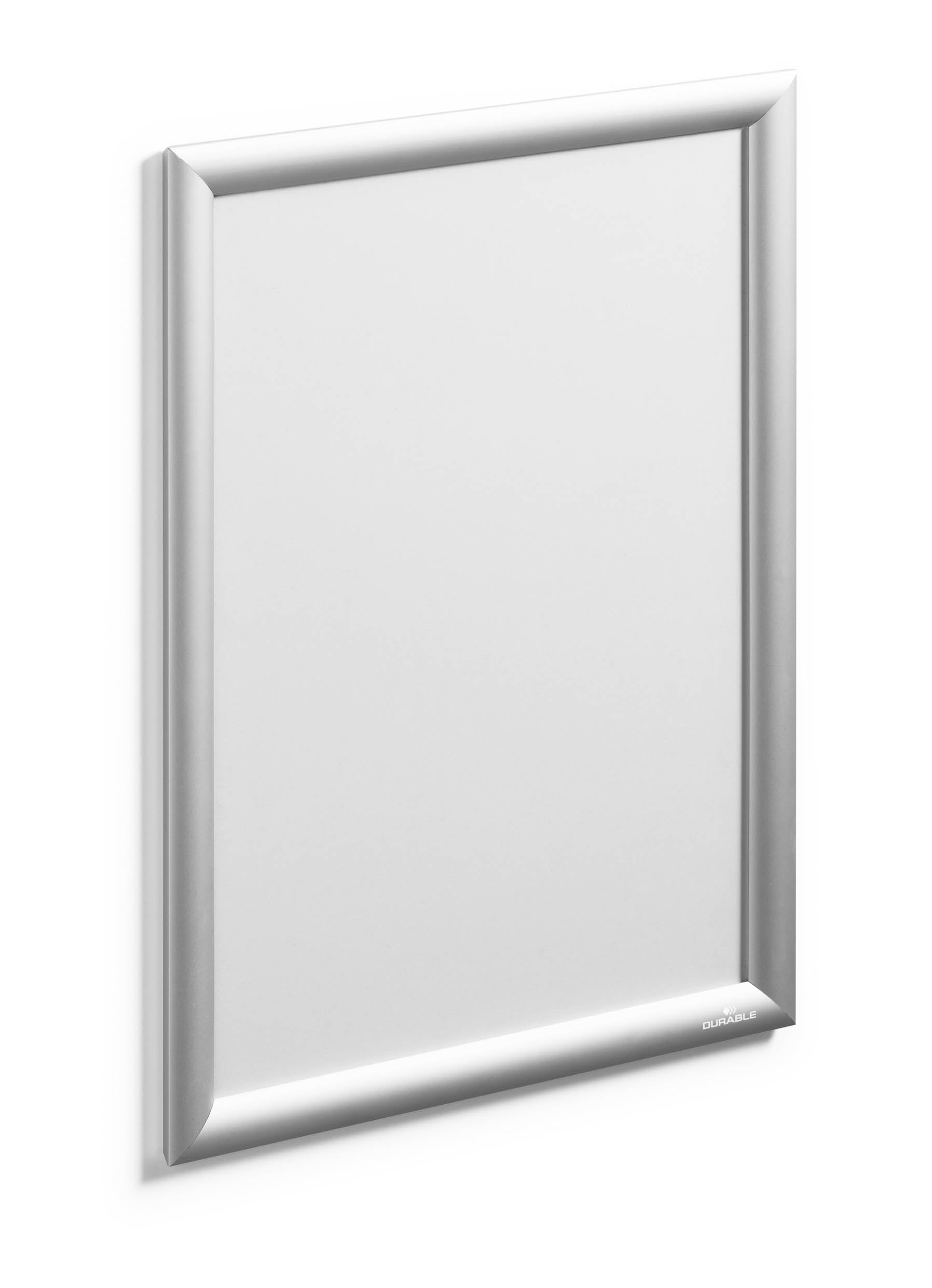 Durable A3 Aluminium Snap Frames - Wall Mounted Via Self-Adhesive Pads or Screw Set - Silver - Pack of 1 - idealfor Displaying Menus, Posters, etc