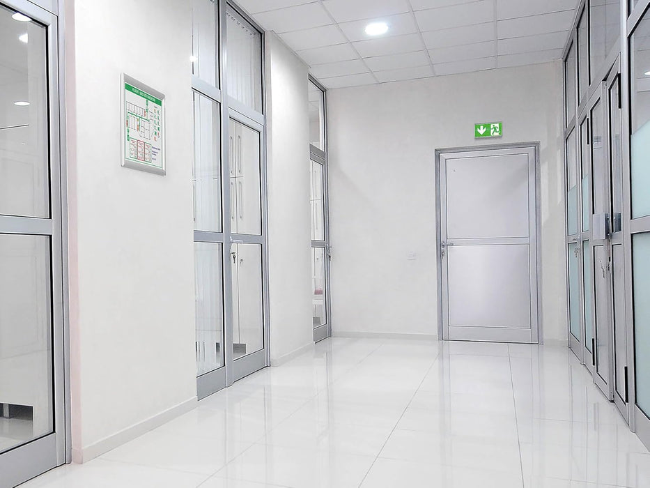 Durable A3 Aluminium Snap Frames - Wall Mounted Via Self-Adhesive Pads or Screw Set - Silver - Pack of 1 - idealfor Displaying Menus, Posters, etc