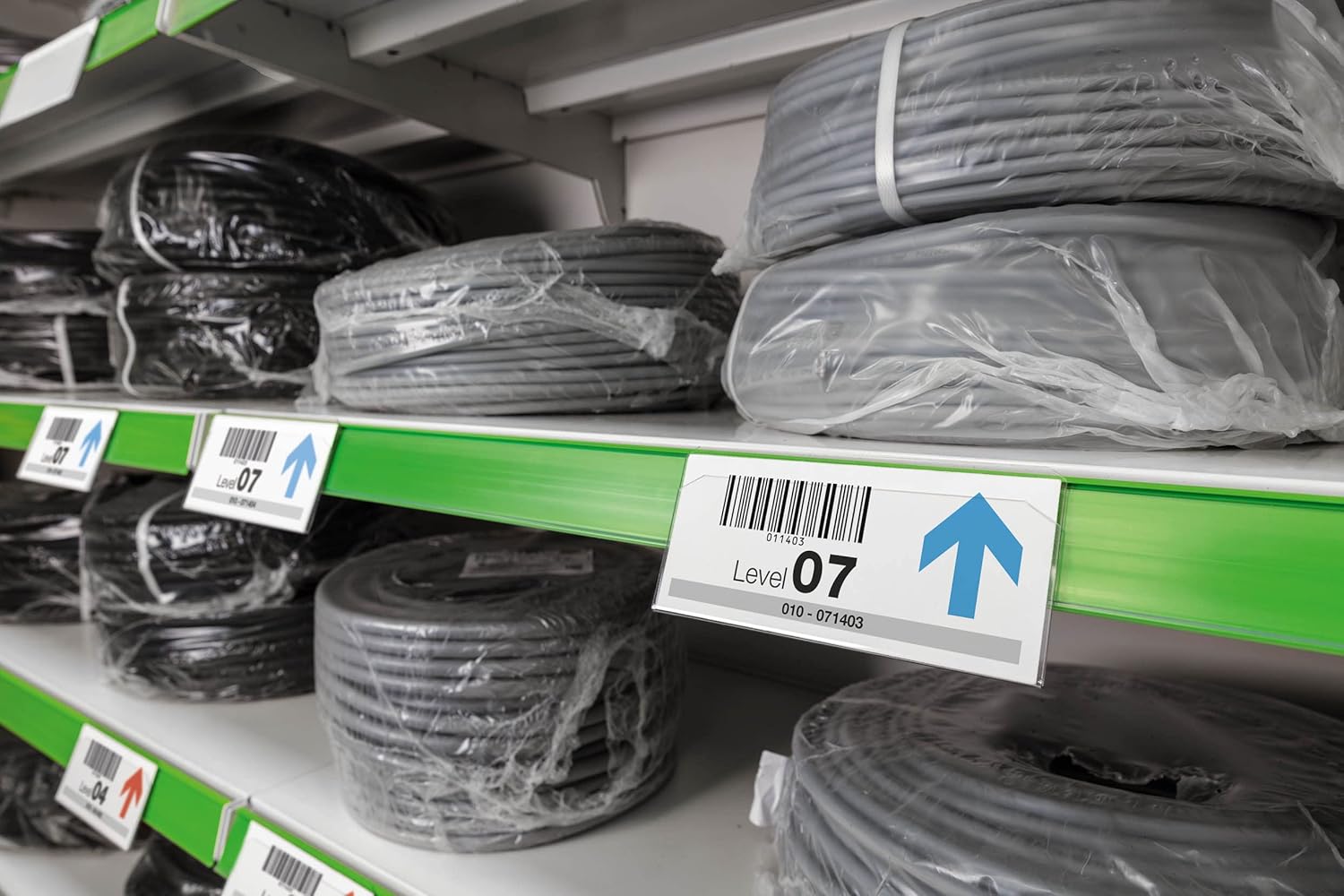 Durable Hard Cover Ticket Holder - Magnetic Label Holder - 150 x 67mm - Pack of 10 - Transparent - Perfect for Labelling Shelves and Racking