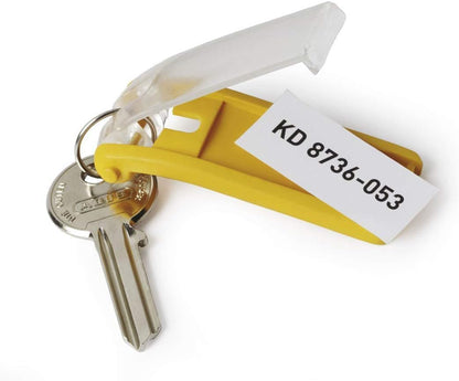 Durable Key Clips - Pack of 24 innovative Key Clips for Clear and Easy Organisation of Keys - Perfect for Use with Durable Key Safes