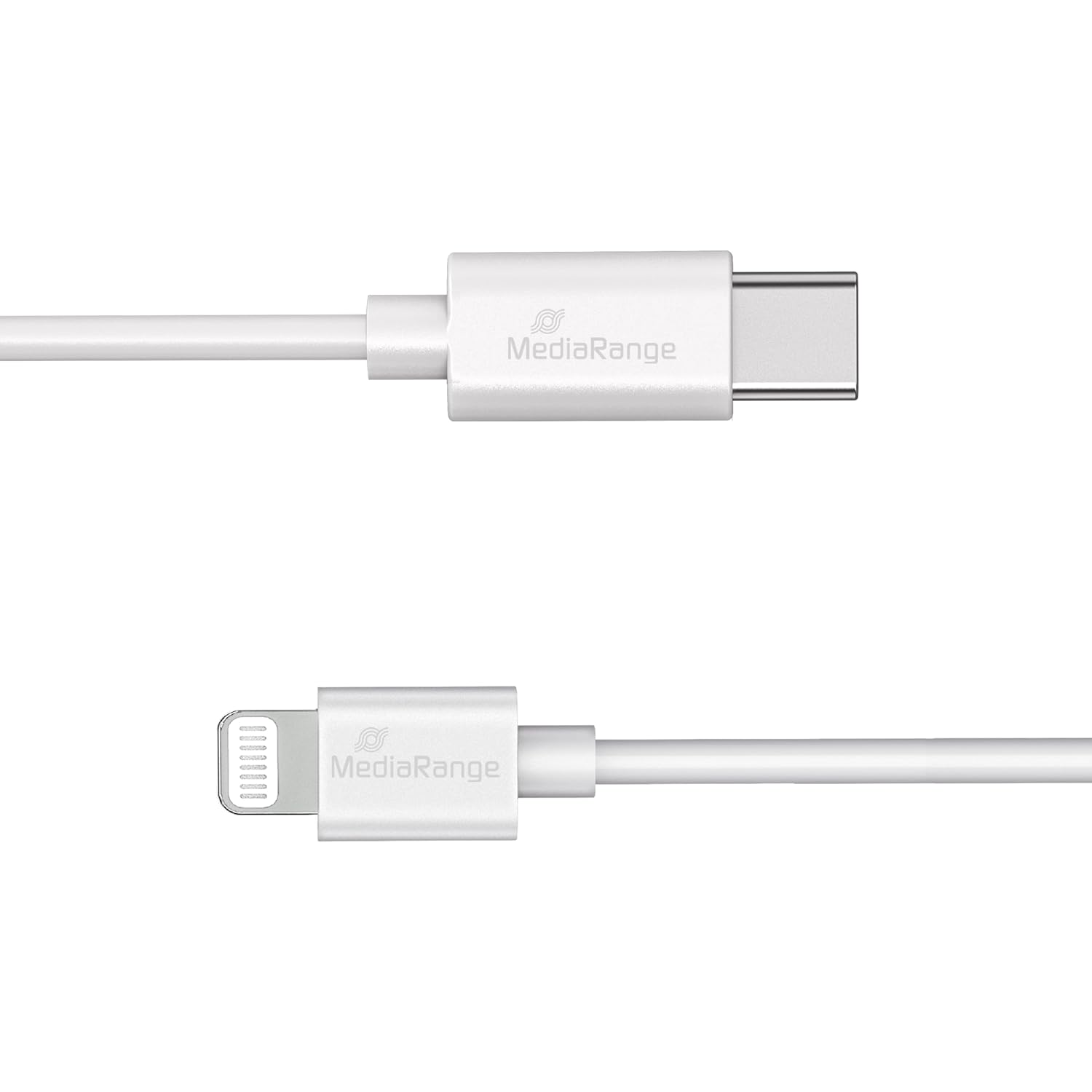 MediaRange Apple Lightning® to USB Type-C® Data & Charging Cable - 1m - White