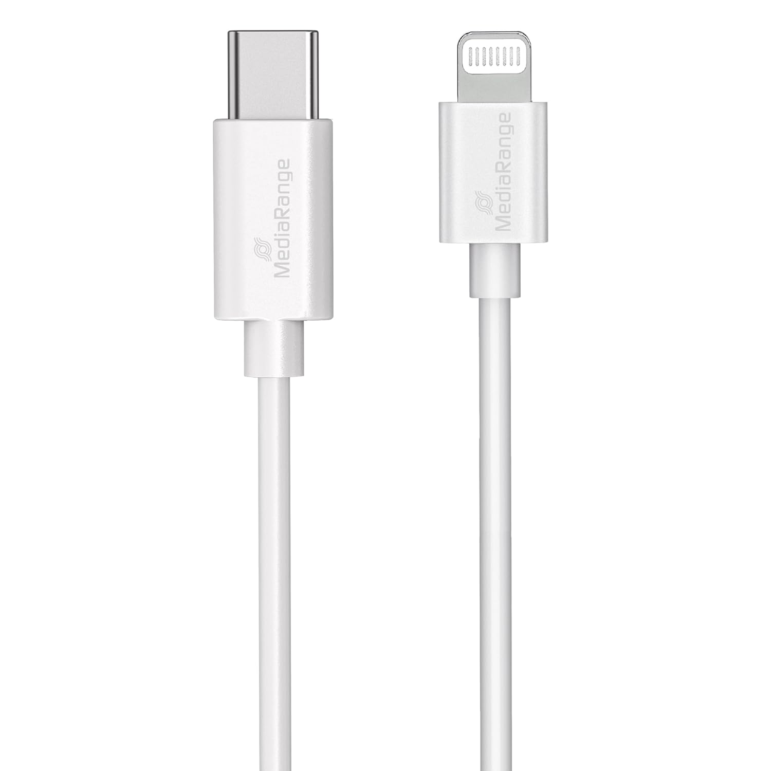 MediaRange Apple Lightning® to USB Type-C® Data & Charging Cable - 1m - White