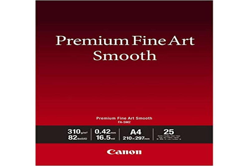 Canon FA-SM2 FineArt Smooth Fortmat Premium Photo Paper A4 25 Sheets