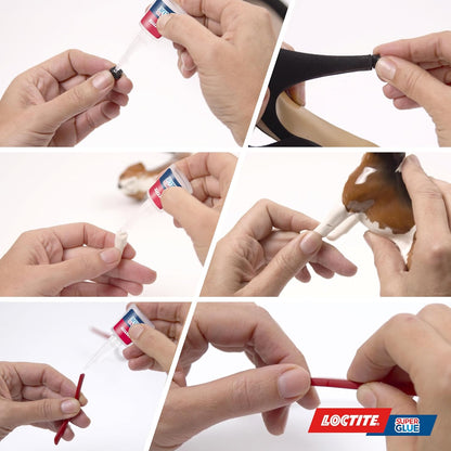 Loctite Precision Super Glue 5g – Clear, Strong Fast-Setting Liquid Adhesive for Instant and Accurate Repairs on Wood, Metal, Rubber