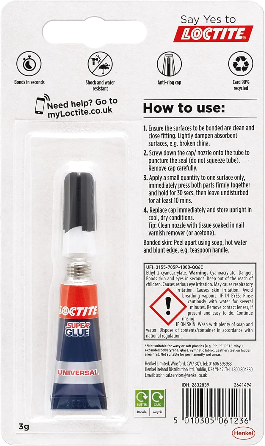 Loctite Universal - Goma(3g