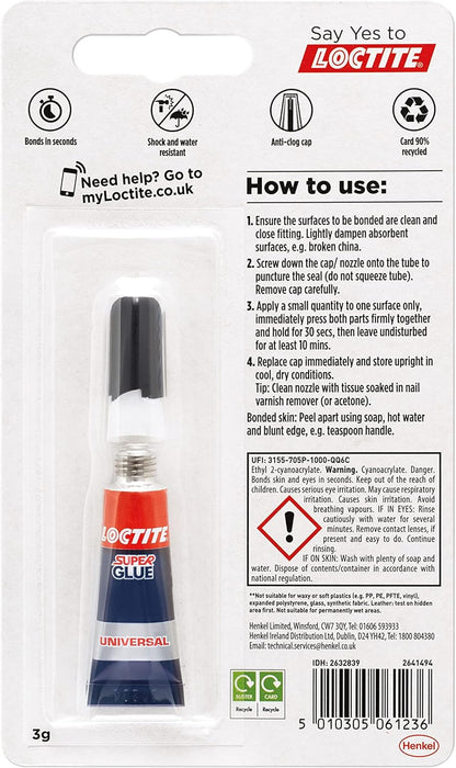 Loctite Universal - Goma(3g