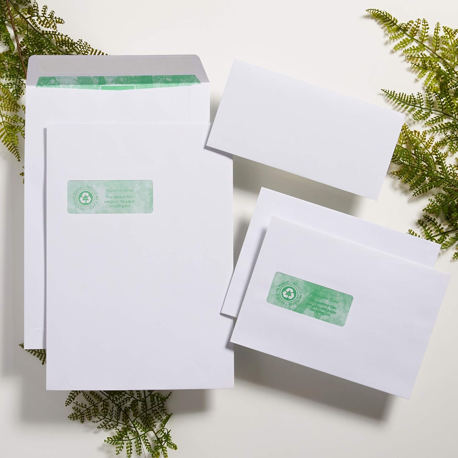 Basildon Bond Envelopes C5 White wrapped Pk50