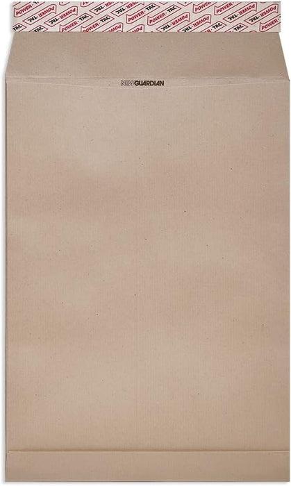 New Guardian Mini Pack Envelopes 25mm Gusset 130gsm C4 Manilla Ref F27666