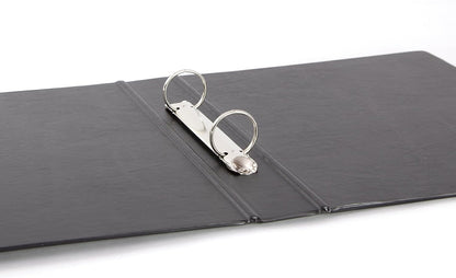 Emgee Ring Binders Heavyweight PVC 2 O-Ring Size 25mm A5 Black, Pack 10 Folders