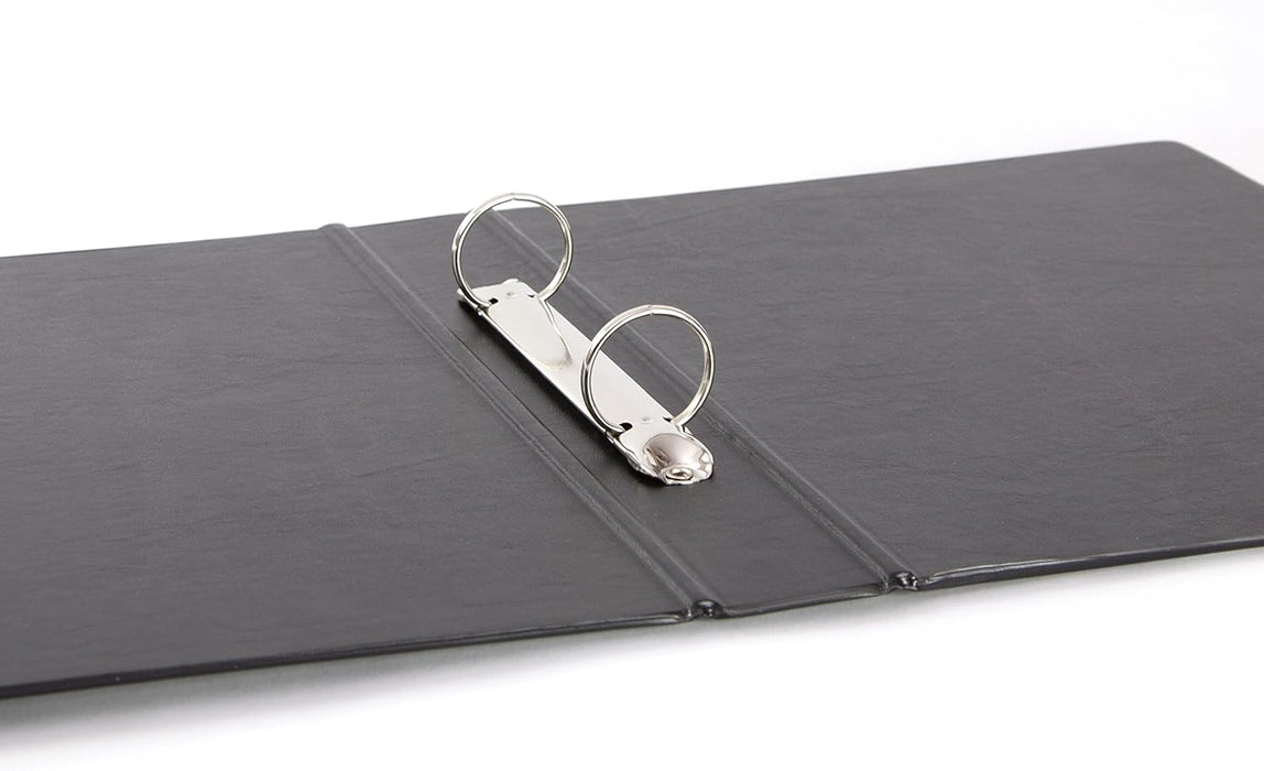 Emgee Ring Binders Heavyweight PVC 2 O-Ring Size 25mm A5 Black, Pack 10 Folders