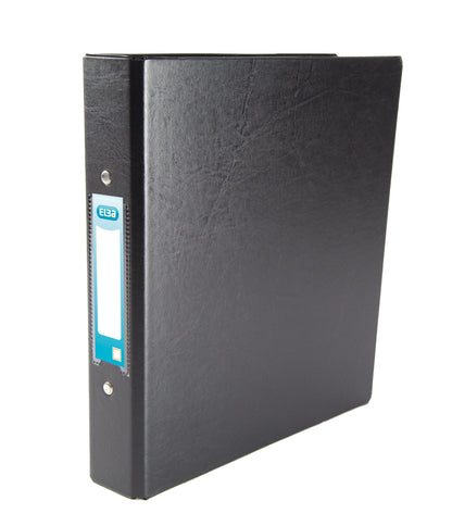 Emgee Ring Binders Heavyweight PVC 2 O-Ring Size 25mm A5 Black, Pack 10 Folders