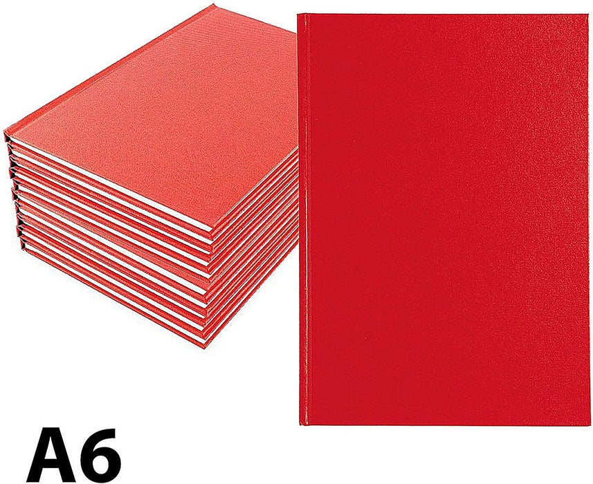 White Box A6 Ruled Feint Manuscript Book (Pack of 10