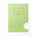 Silvine BACOFF Recycled Exercise Book A4 - Color: Green