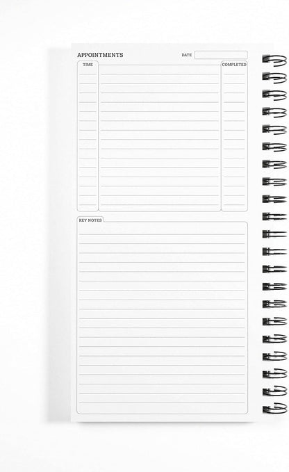 Silvine 280 x 150mm Recycled Things to Do Planner. Pre-Printed Template (120 Sheets