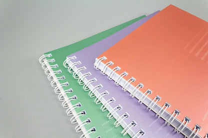 Silvine Luxpad Assorted Metallic A4 FSC Wirebound Notebook - Lined (200 Pages) Pack of 3