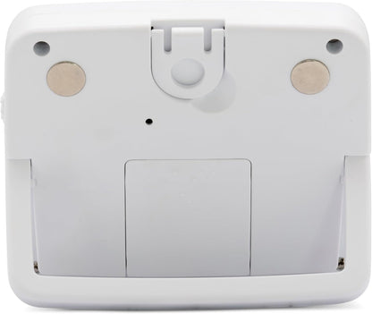 Acctim Easy Timer White Digital Countdown Timer Built in Stand Magnet and Hook