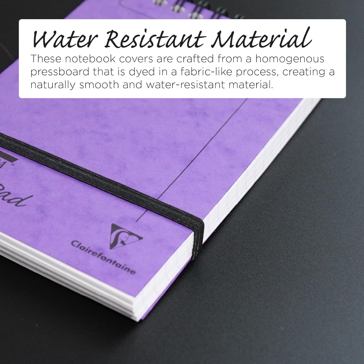 Clairefontaine 4935Z Pack of 10 Headed Spiral Pads with Europa Midi Pad - 10.2x15.2 cm - 200 Detachable Lined Pages - Random Colour Glossy Card Covers