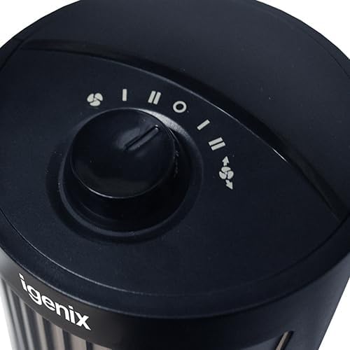 Igenix 12 Inch Mini Tower Fan Black