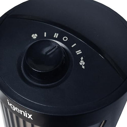 Igenix 12 Inch Mini Tower Fan Black