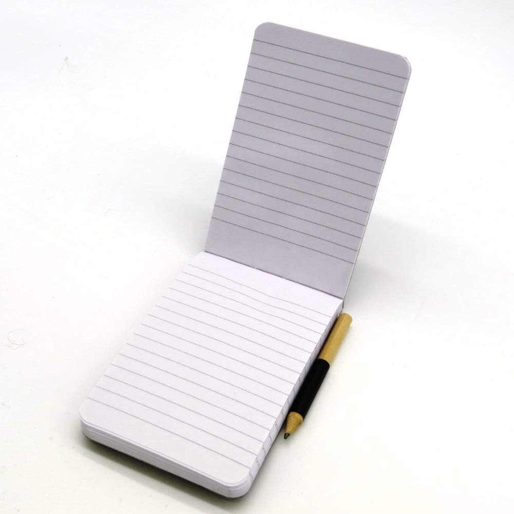 CREATESPACE Tiger Almohadilla elástica para Cuaderno de Estilo policial con lápiz