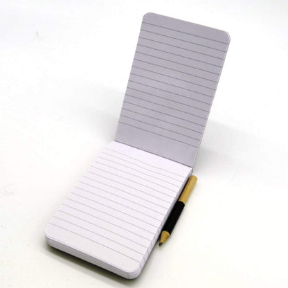 CREATESPACE Tiger Almohadilla elástica para Cuaderno de Estilo policial con lápiz